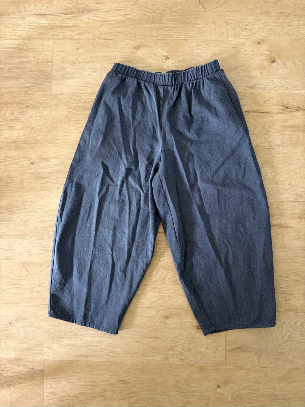 April Meets October Blue Barrel/Balloon Pant